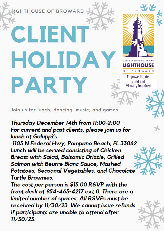 Adult holiday party 2023 logo